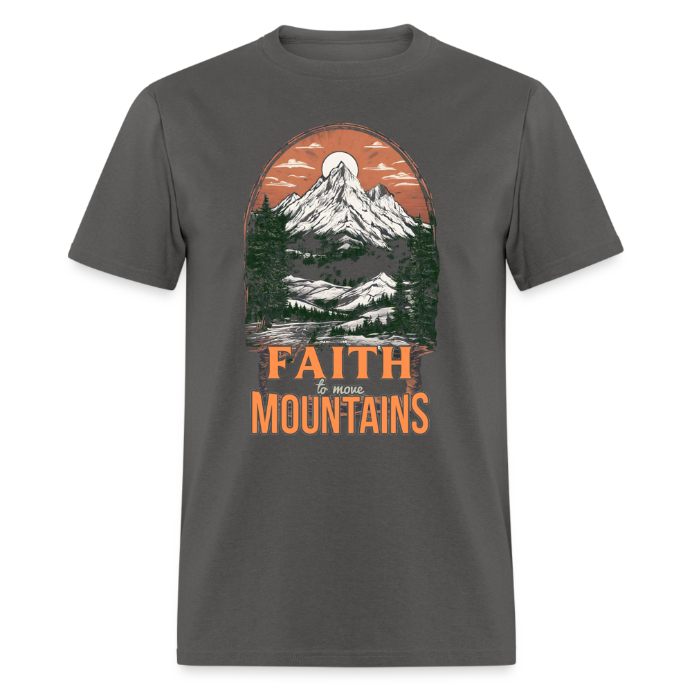 Faith to Move Mountains T-Shirt - charcoal