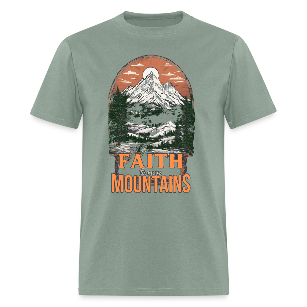 Faith to Move Mountains T-Shirt - sage