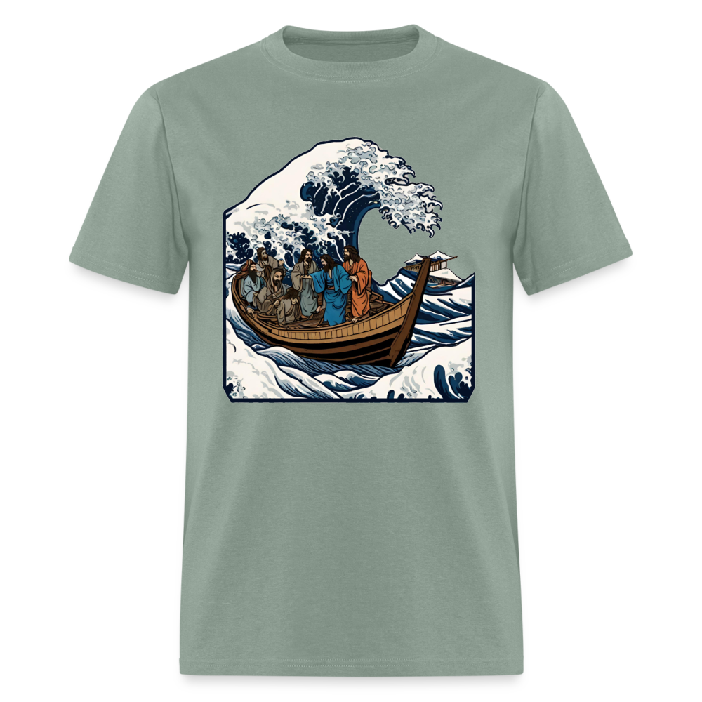 Calm the Storm T-Shirt - sage