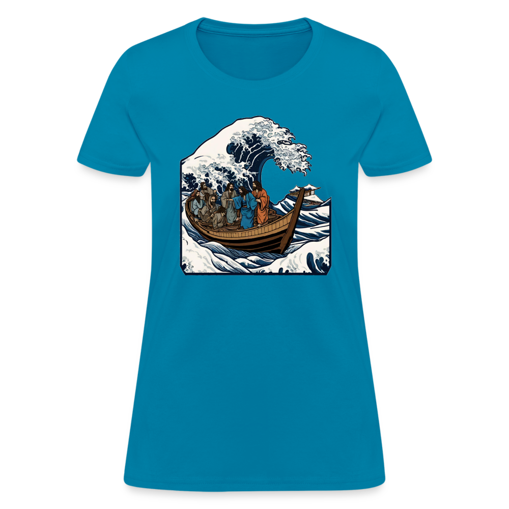 Calm the Storm Women's T-Shirt - turquoise