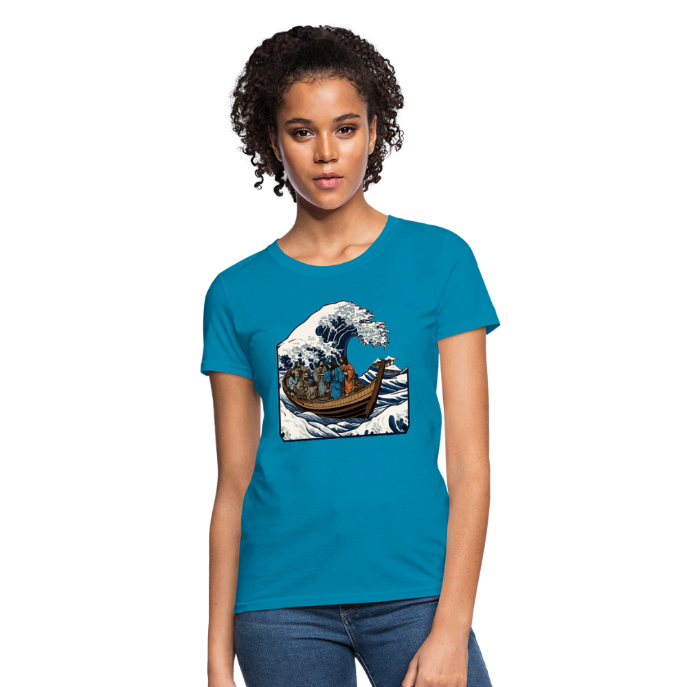 Calm the Storm Women's T-Shirt - turquoise