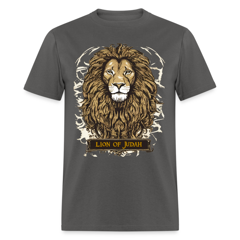 Lion of Judah T-Shirt Limited Edition - charcoal