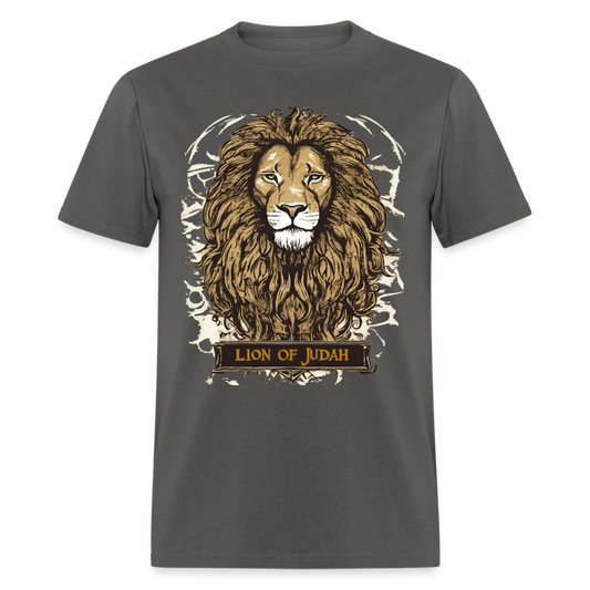 Lion of Judah T-Shirt Limited Edition - charcoal