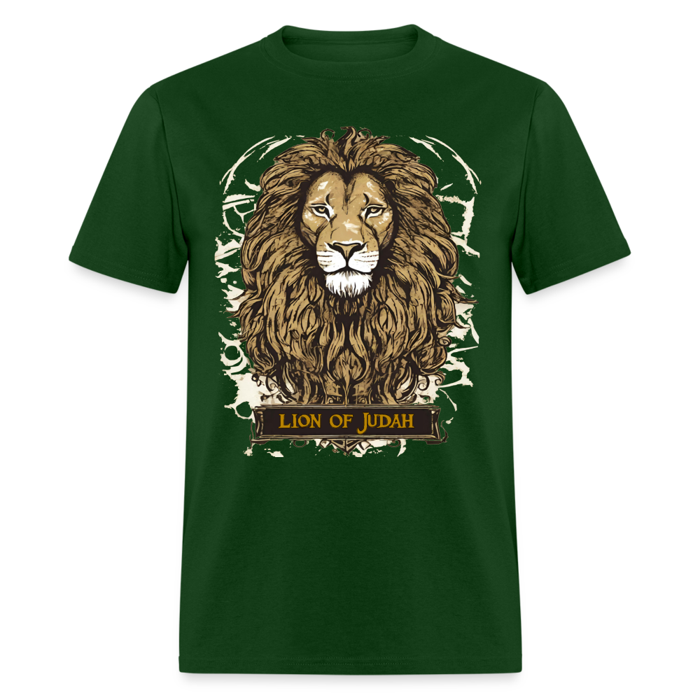 Lion of Judah T-Shirt Limited Edition - forest green