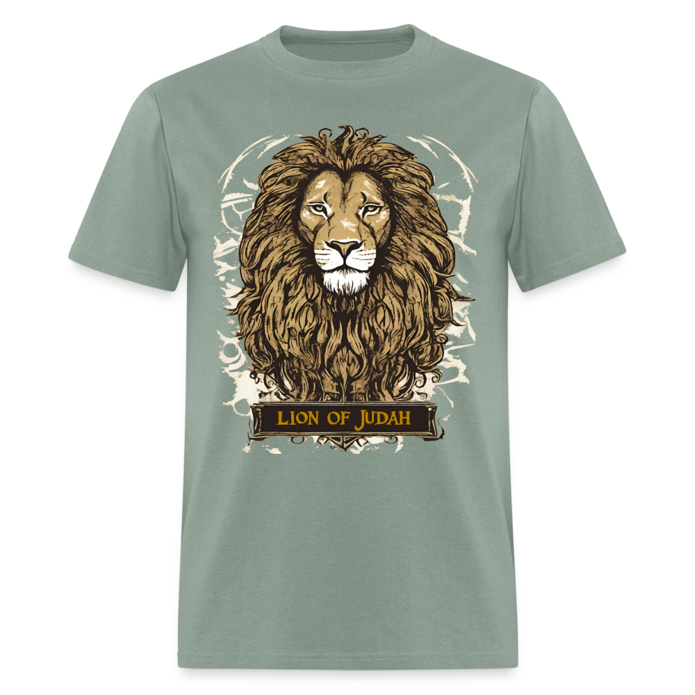 Lion of Judah T-Shirt Limited Edition - sage