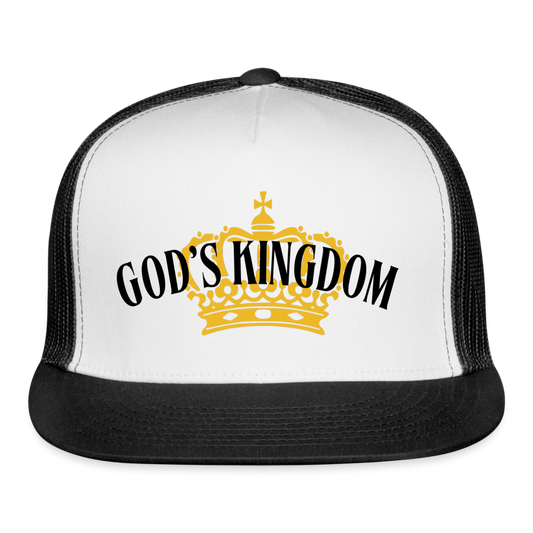 God's Kingdom Trucker Cap (Light) - white/black