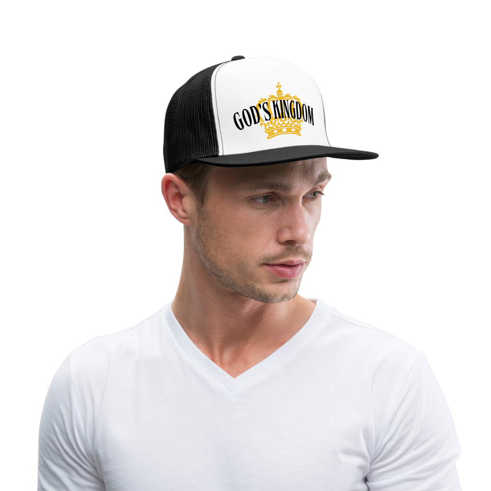 God's Kingdom Trucker Cap (Light) - white/black