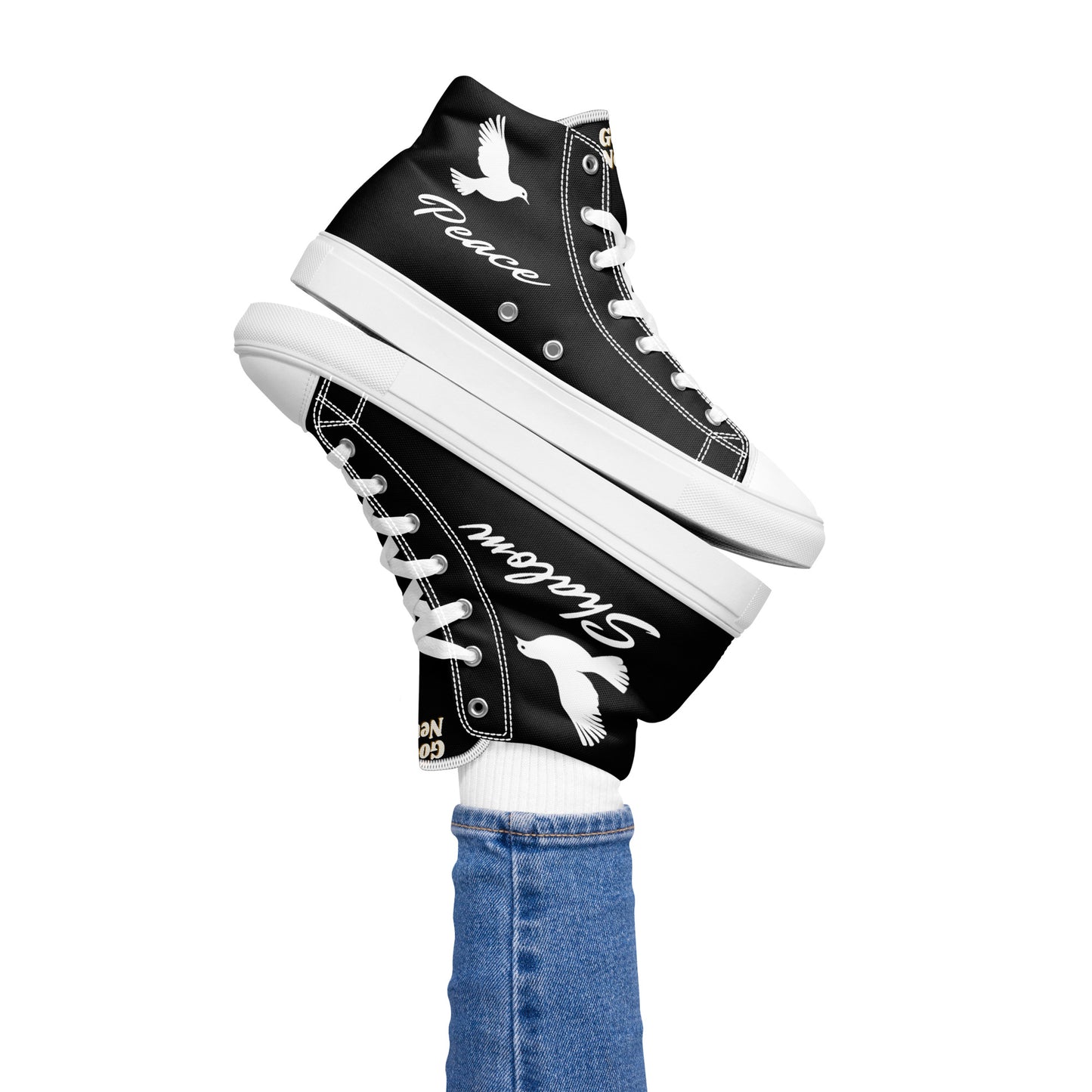 Women’s high top Shalom (Peace) shoes