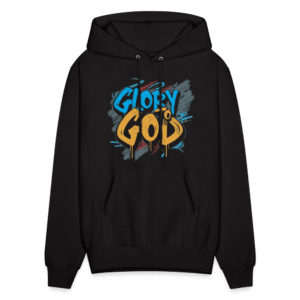 Glory to God Blue Hoodie